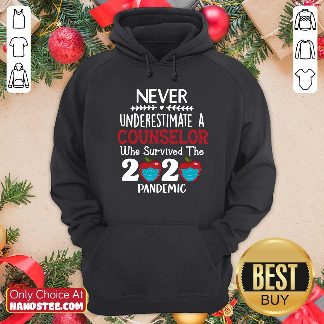 Funny Never Underestimate A Counselor Survived 2020 Pandemic Shirt