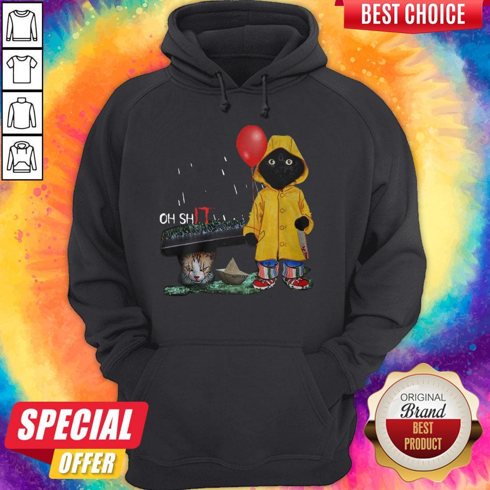 Funny Oh Shit Cat PennywIse It Shirt