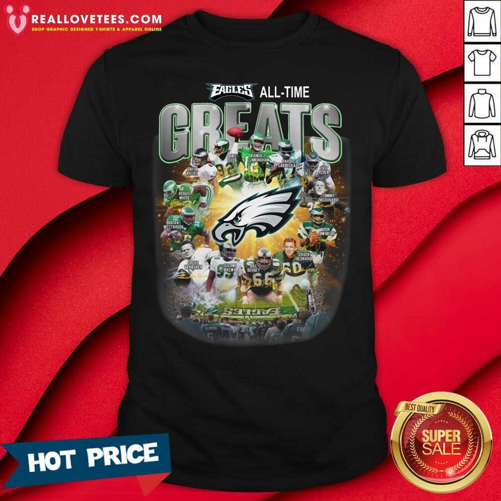 Funny Philadelphia Eagles All-time Greats Signatures Shirt