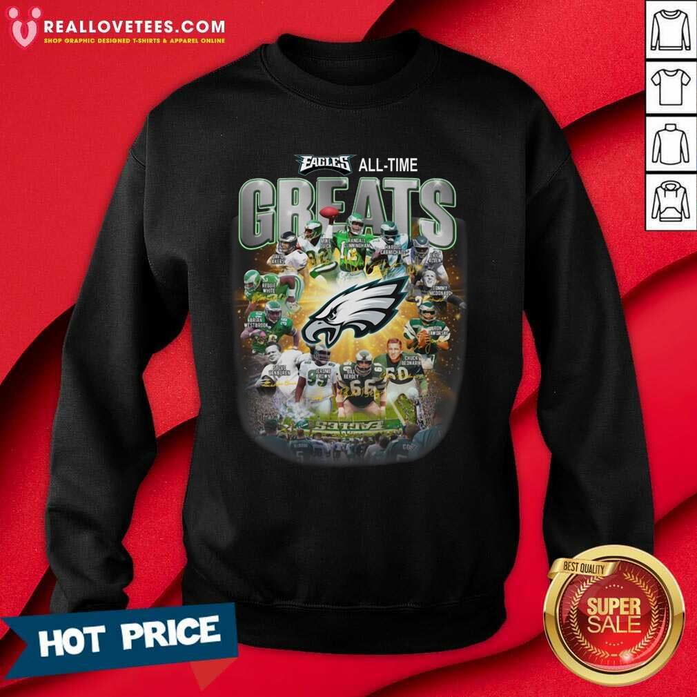 Funny Philadelphia Eagles All-time Greats Signatures Shirt