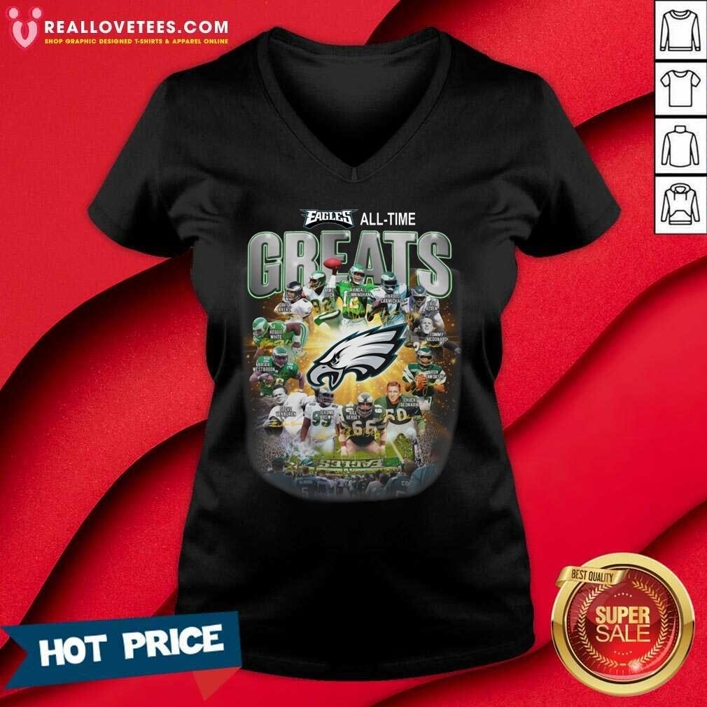 Funny Philadelphia Eagles All-time Greats Signatures Shirt