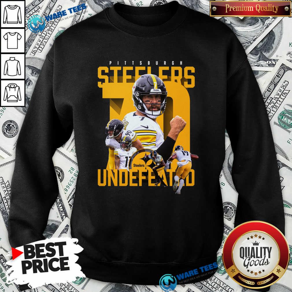 Funny Pittsburgh Steelers Undefeated 70 Shirt