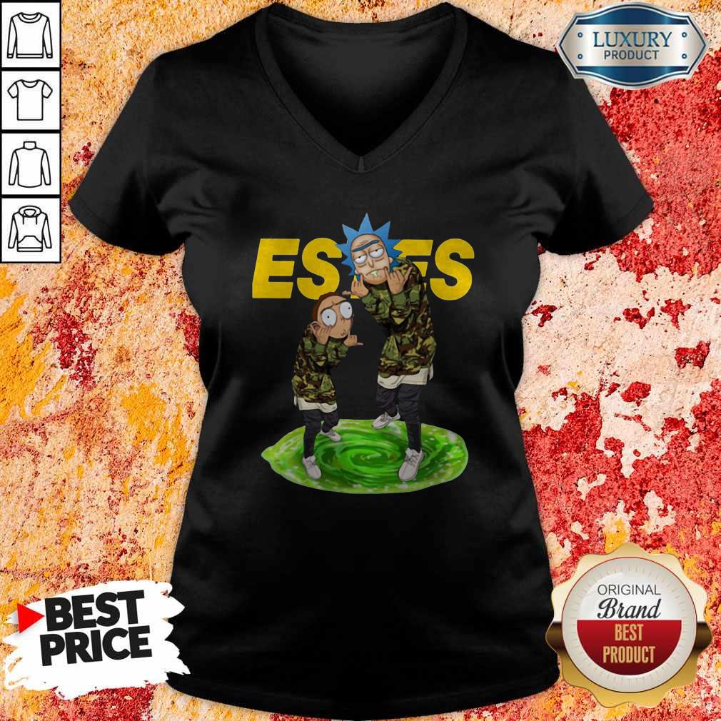 Funny Rick And Morty Estes Shirt