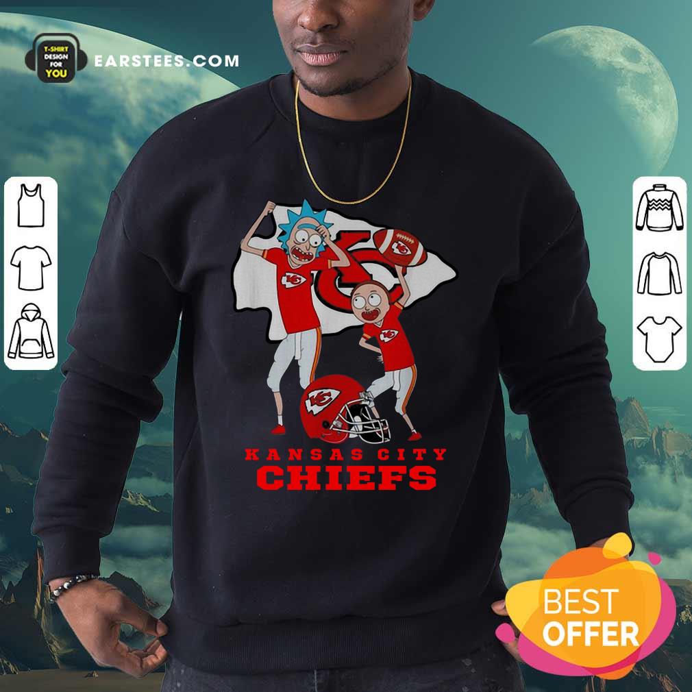 Funny Rick And Morty Kansas City Chiefs Shirt