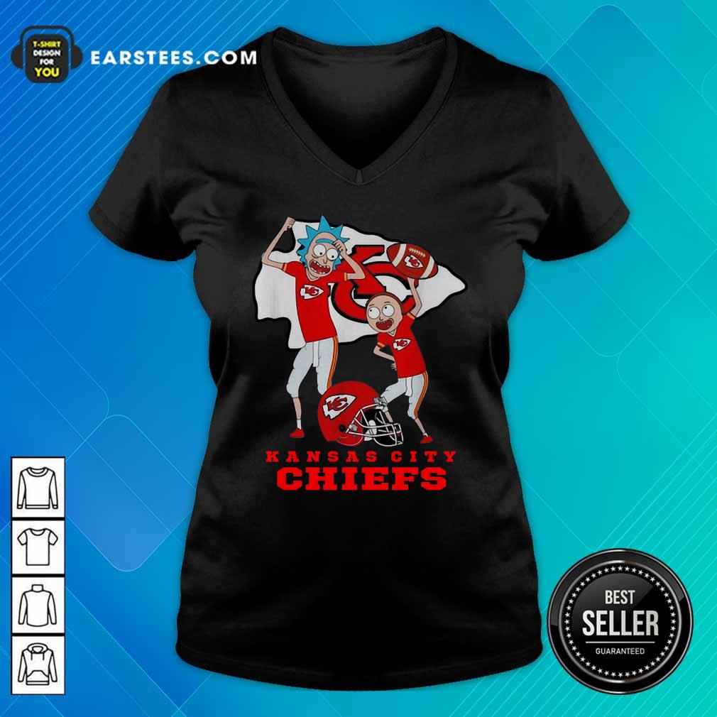 Funny Rick And Morty Kansas City Chiefs Shirt