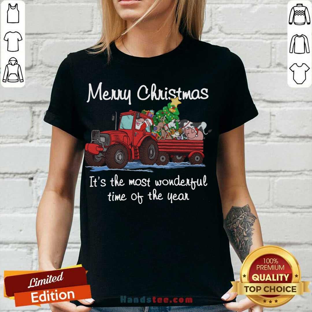 funny-santa-claus-and-animal-merry-christmas-its-the-most-wonderful-time-of-the-year-v-neck.jpg