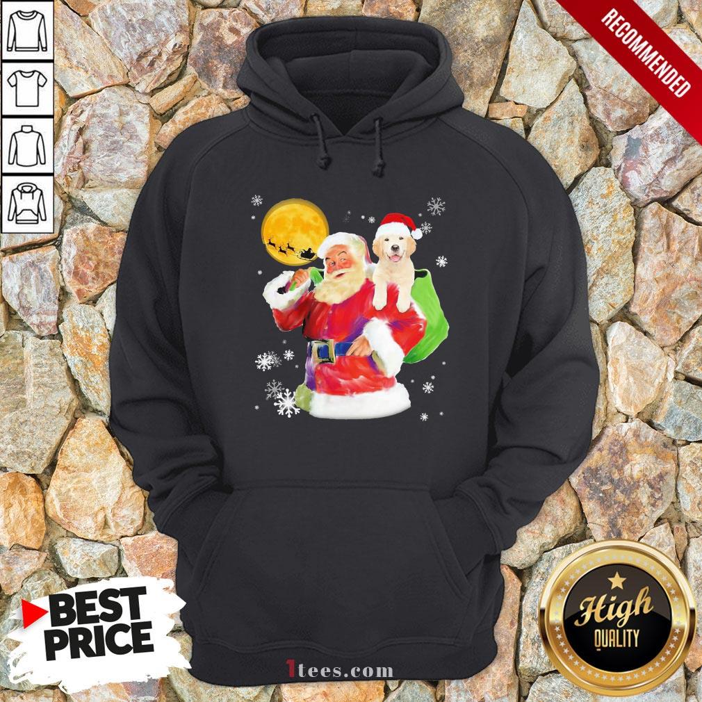 Funny Santa Claus and Golden happy Christmas 2020 shirt