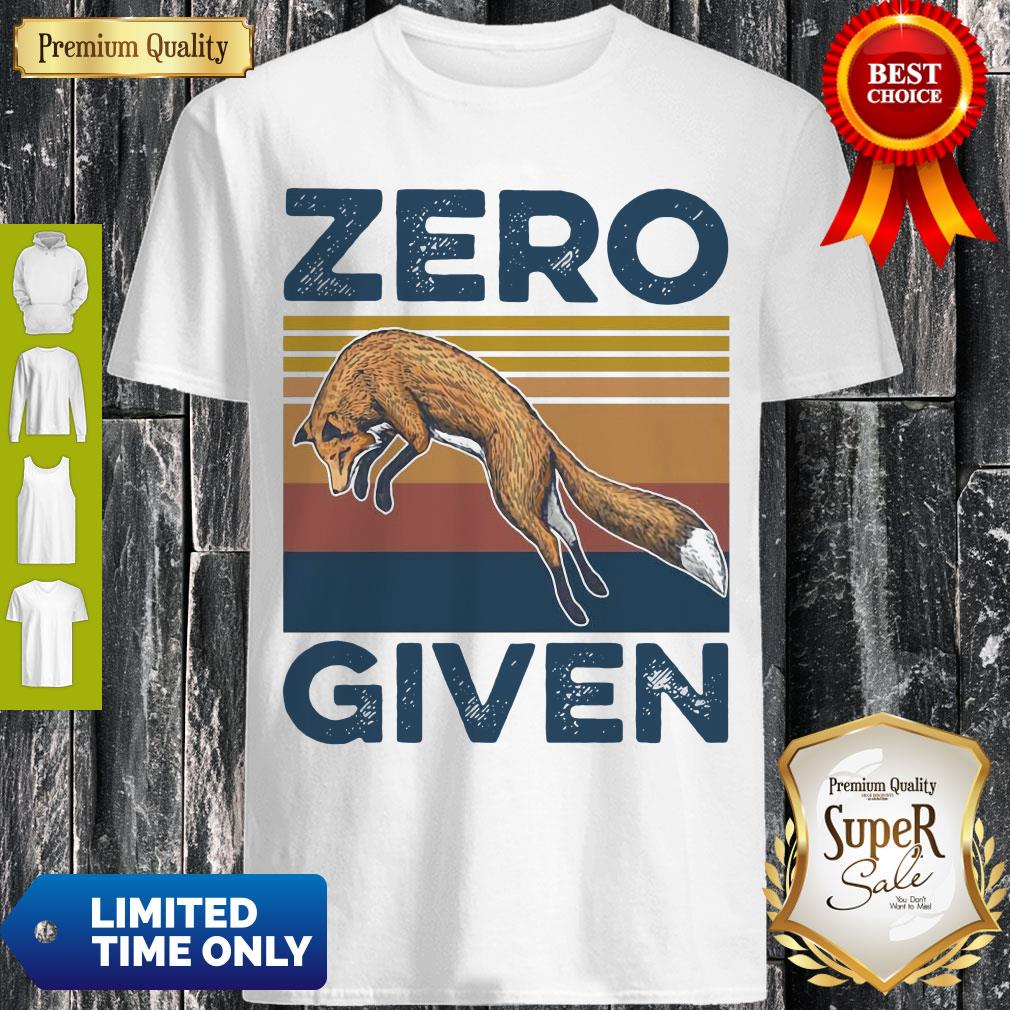 Official Fox Zero Given Retro Shirt