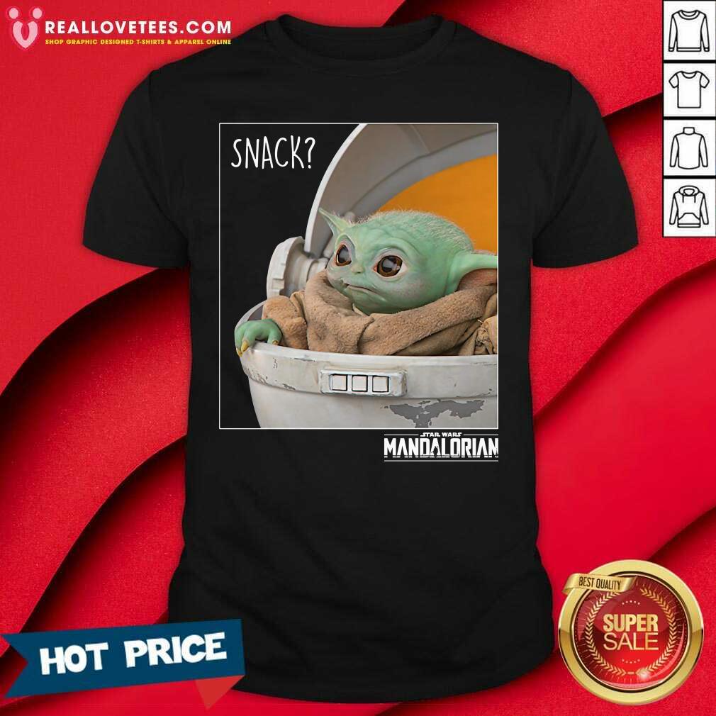 Funny Snack Baby Yoda The Mandalorian Star Wars Shirt