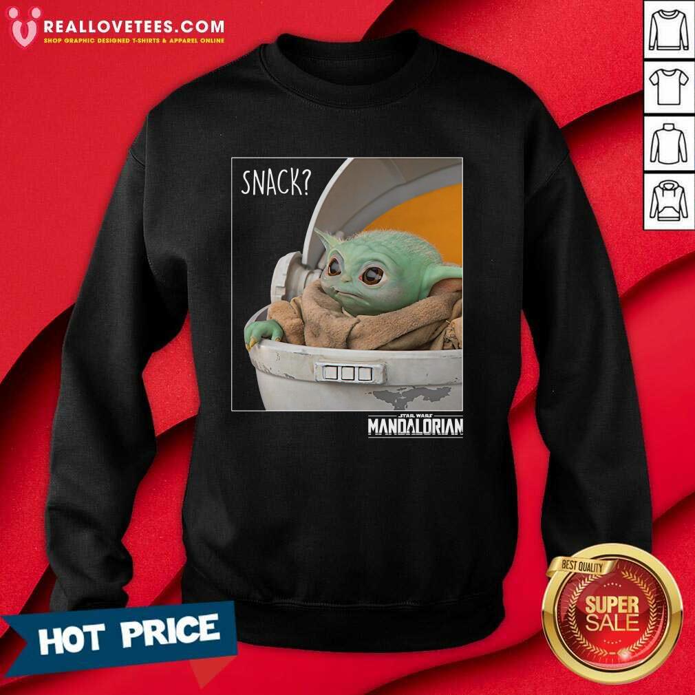 Funny Snack Baby Yoda The Mandalorian Star Wars Shirt