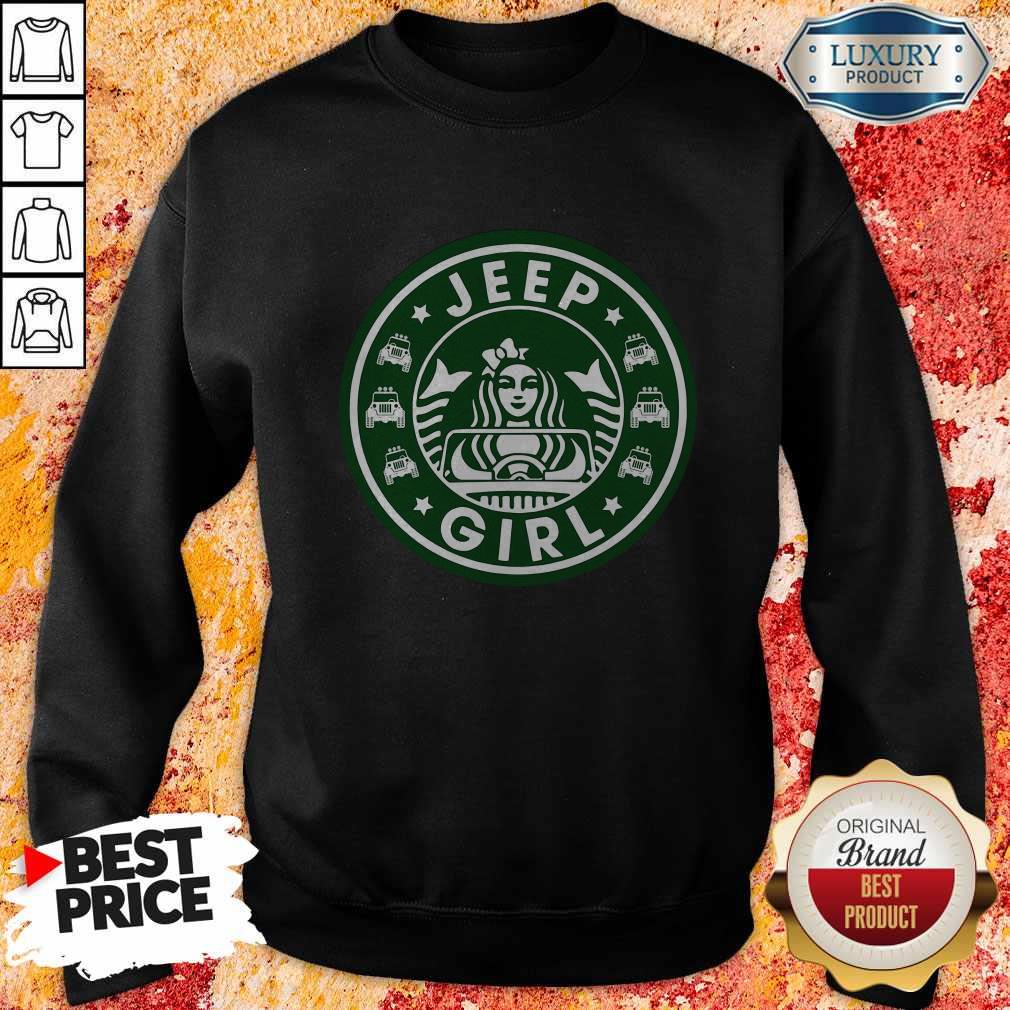 Funny Starbucks Jeep Girl Shirt