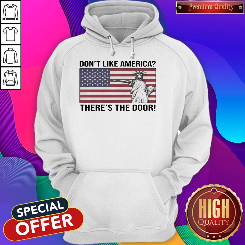 Funny The Statue Of Liberty Don’t Like America Theres The Foor Flag Shirt
