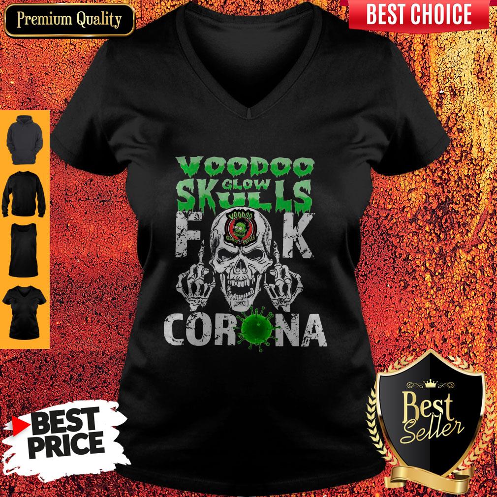 Funny Voodoo Glow Skulls Fuck Coronavirus Shirt