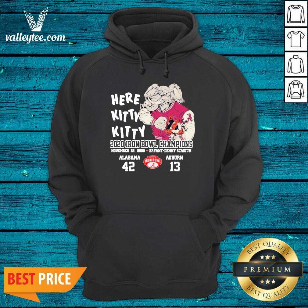 Funny Here Kitty Kitty 2020 Iron Bowl Champions Alabama Auburn Shirt