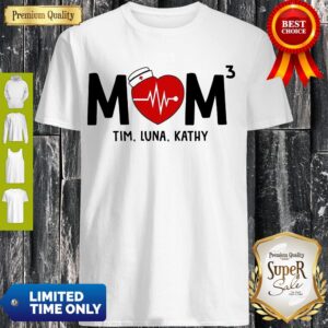 Top Mom Nurse Heartbeat 3 Tim Luna Kathy Shirt