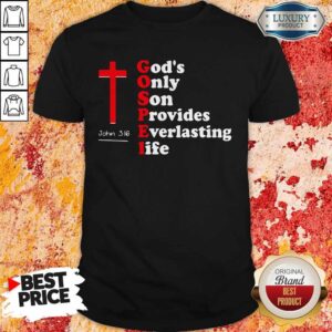 Pretty God's Only Son Provides Everlasting Life John 316 Shirt