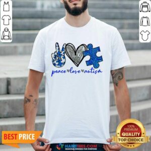 Good Diamond Peace Love Autism 202 Shirt