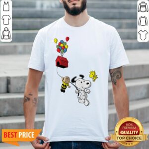Snoopy And Charlie Brown Woodstock Balloon Shirt