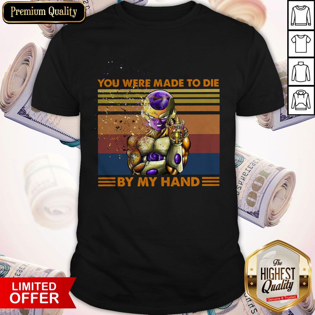 Golden Frieza You Were Made To Die By My Hand Vintage Retro Shirt