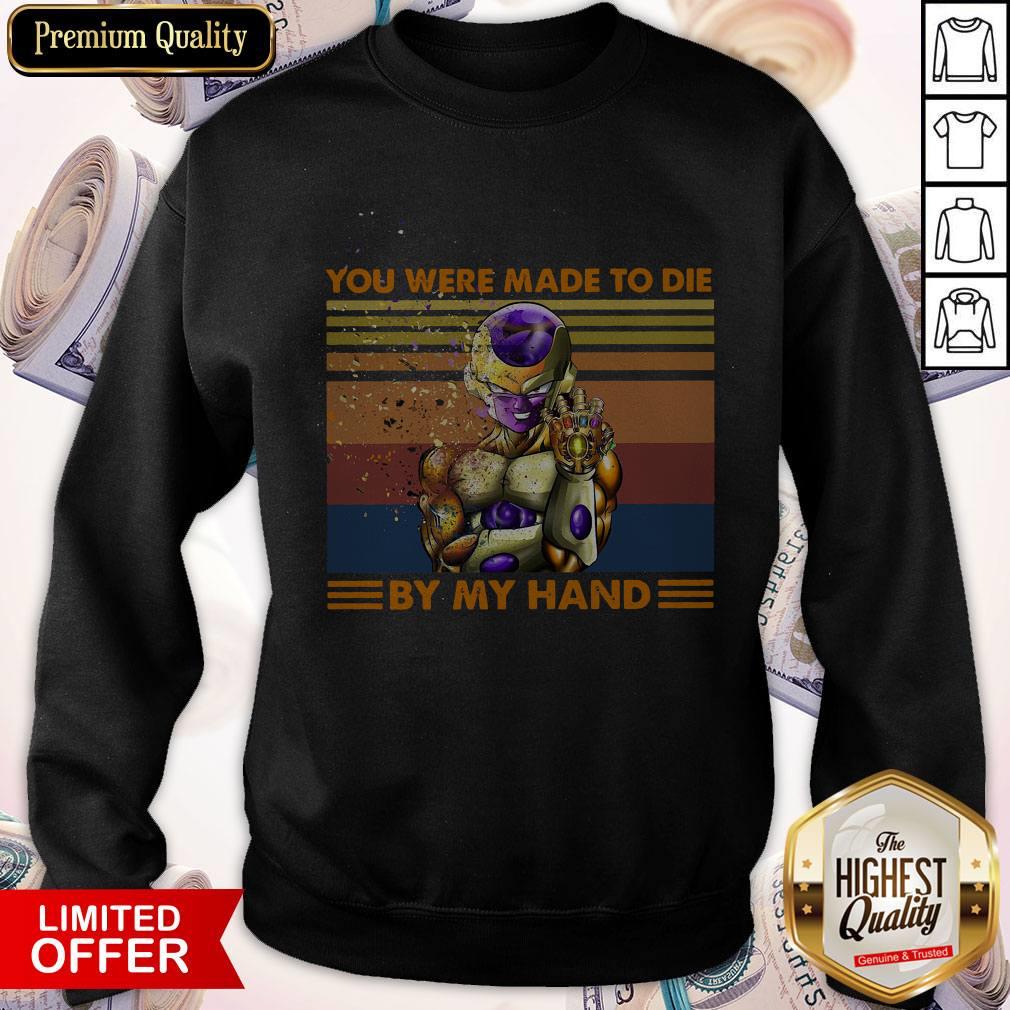Golden Frieza You Were Made To Die By My Hand Vintage Retro Shirt