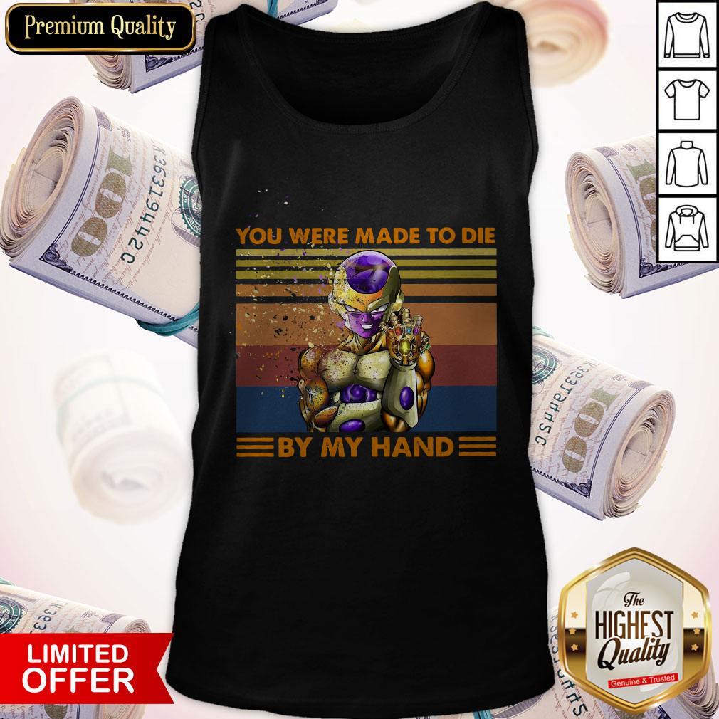 Golden Frieza You Were Made To Die By My Hand Vintage Retro Shirt