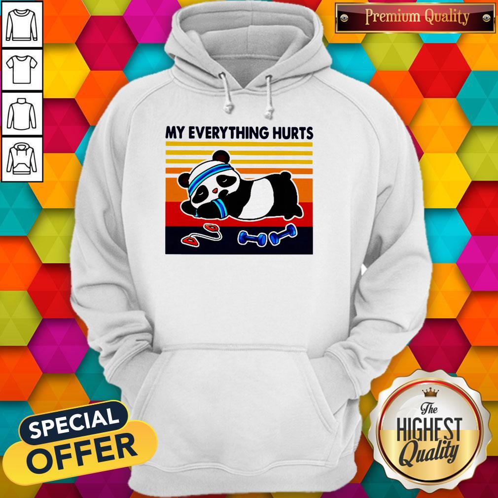Good 2020 Panda My Everything Hurts Vintage Shirt