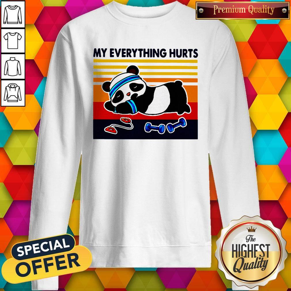 Good 2020 Panda My Everything Hurts Vintage Shirt