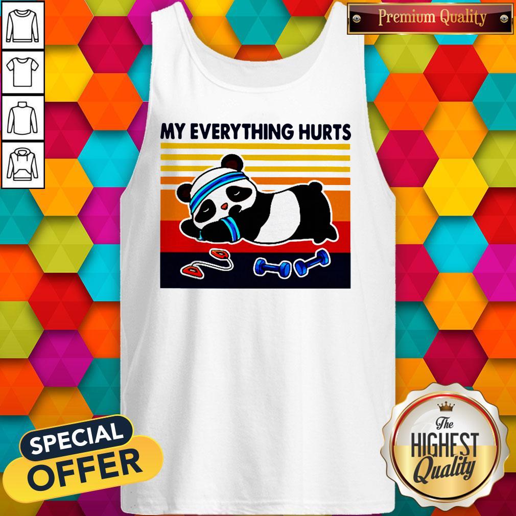 Good 2020 Panda My Everything Hurts Vintage Shirt