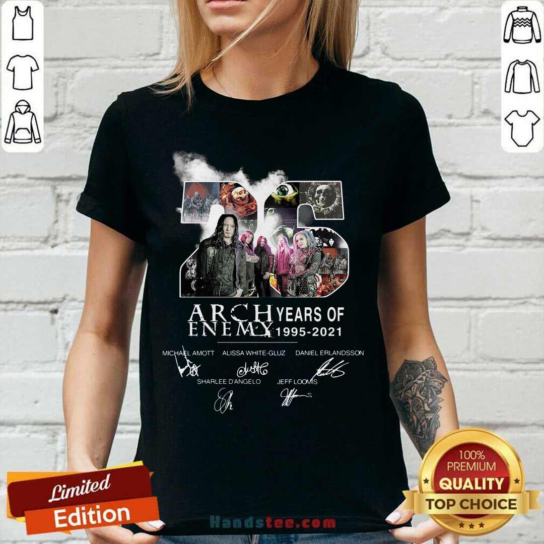 Good 26 Years Of Arch Enemy 1995 2021 Signatures Shirt
