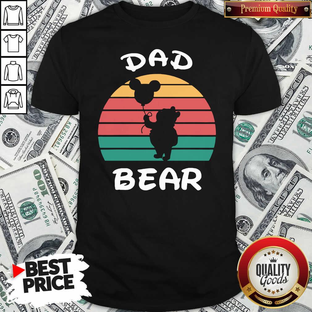 Good Dad Bear Disney Vintage Retro Shirt