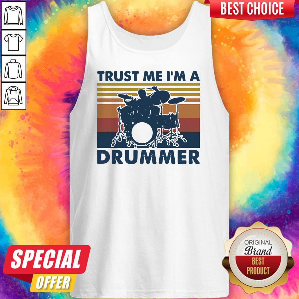 Good Drums Trust Me I'm A Drummer Vintage Retro Shirt