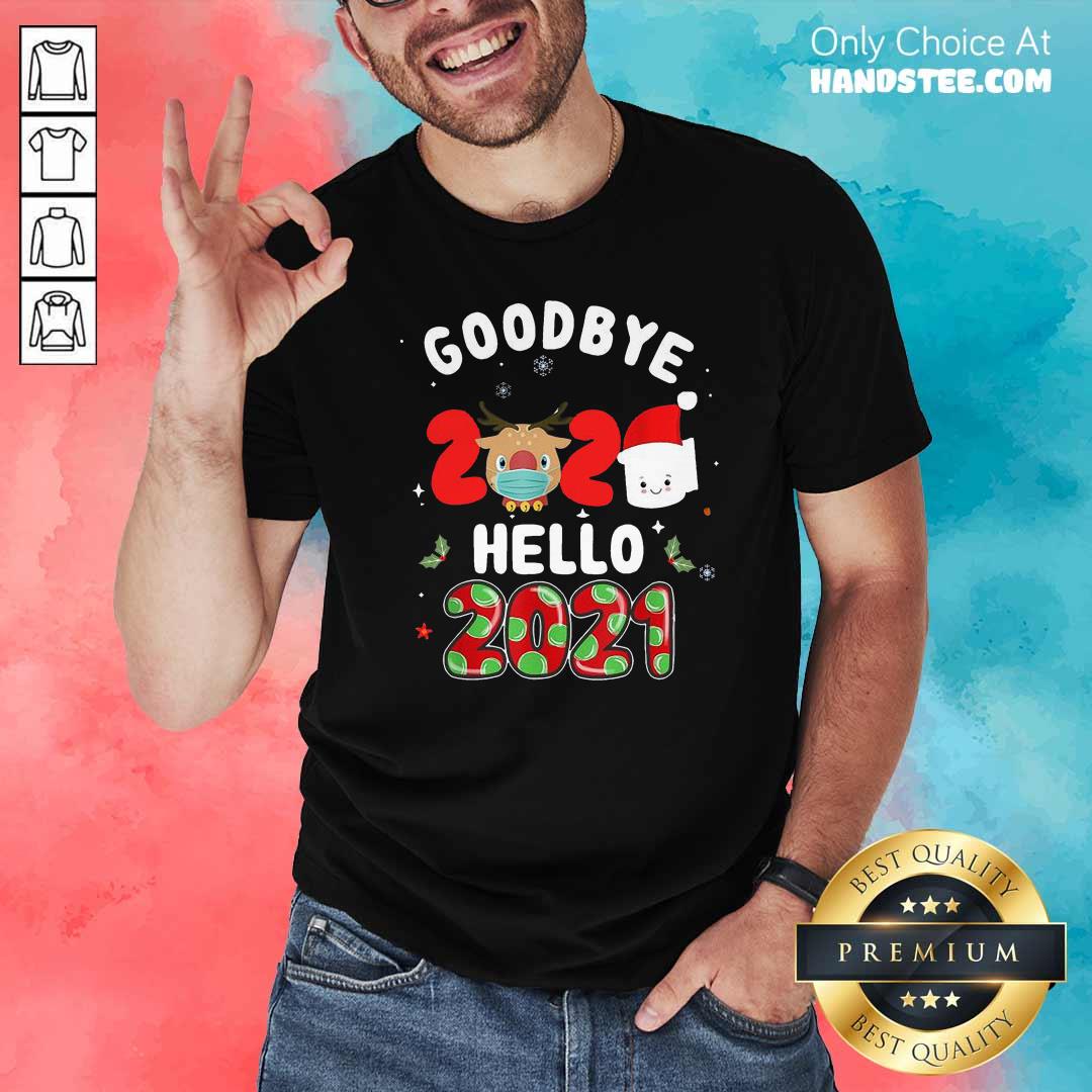 Good Goodbye 2020 Toilet Paper Santa Hello 2021 Shirt