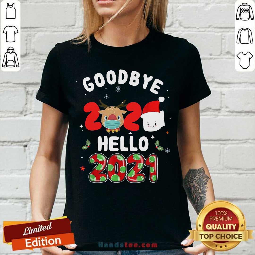Good Goodbye 2020 Toilet Paper Santa Hello 2021 Shirt