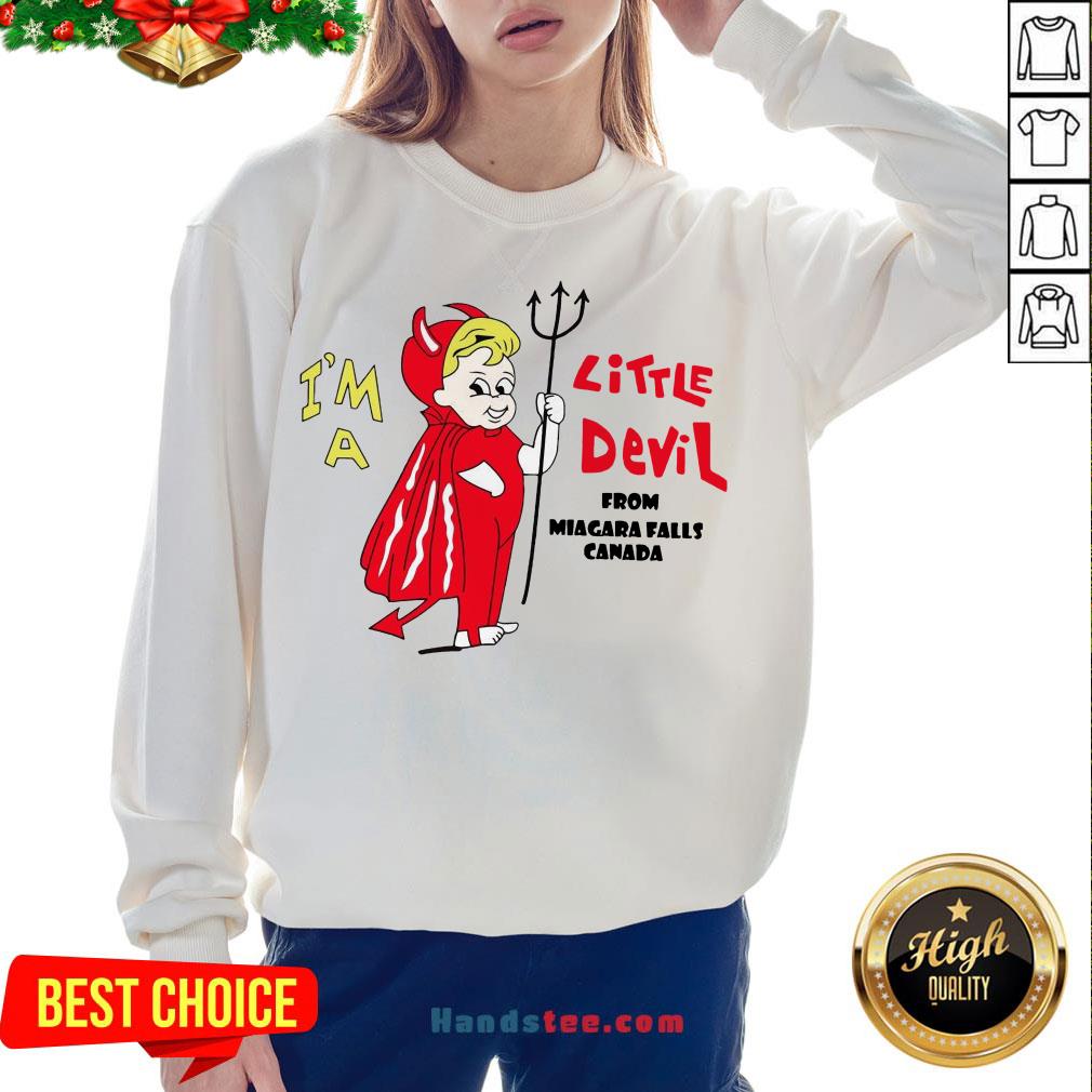 Good I’m A Little Devil From Niagara Falls Canada Shirt