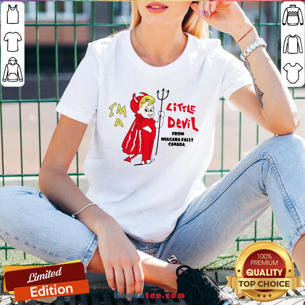 Good I’m A Little Devil From Niagara Falls Canada Shirt