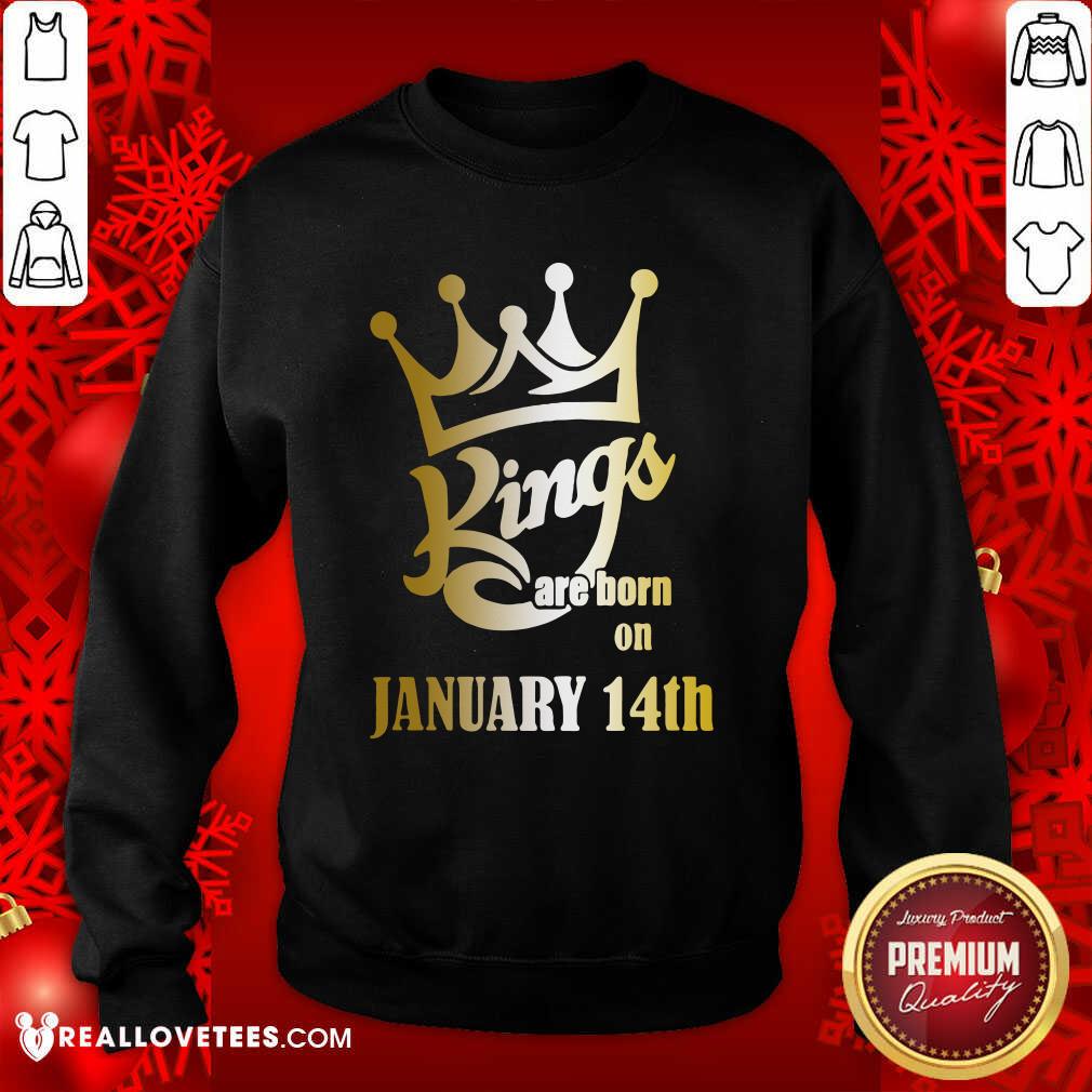 Good Kings Are Born In January 14th Aquarius Shirt