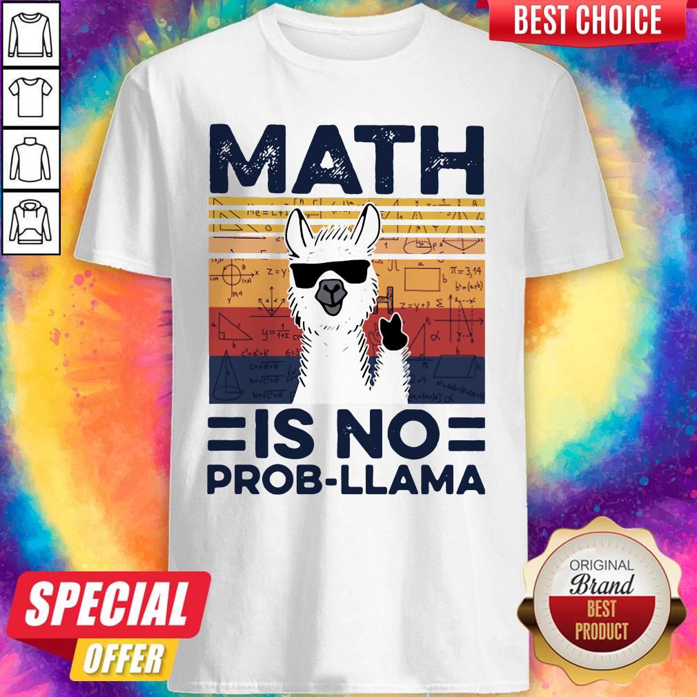 Good Math Is No Prob-Llama Vintage Shirt