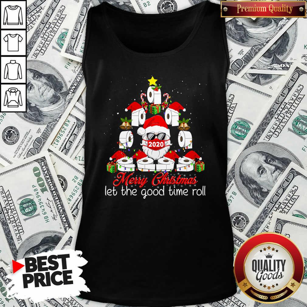 good-merry-christmas-let-the-good-time-roll-santa-face-mask-2020-toilet-paper-xmas-tree-tank-top.jpg
