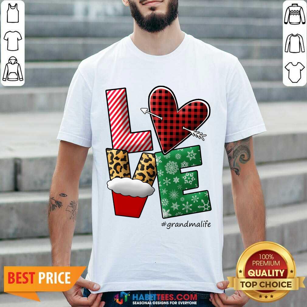 Good Merry Christmas Love Grandma 3 Shirt