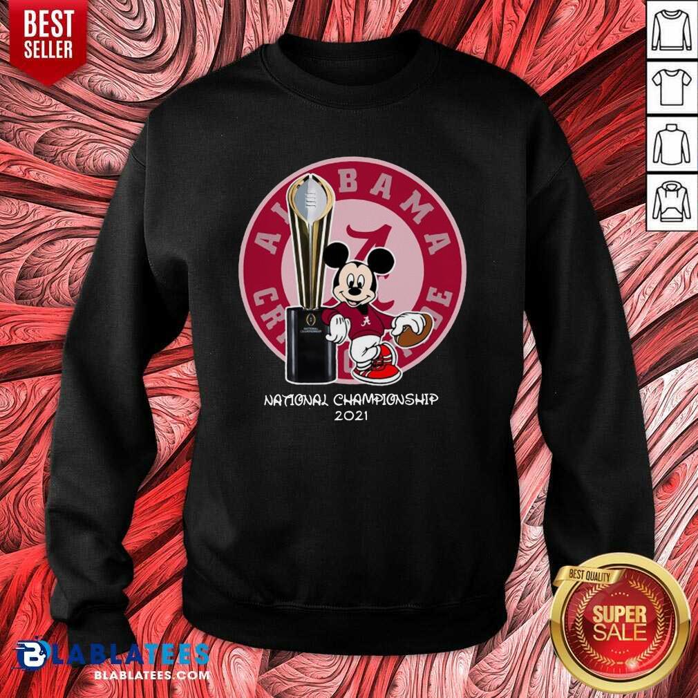 Good Mickey Mouse Alabama Crimson Tide National Championship 2021 Shirt