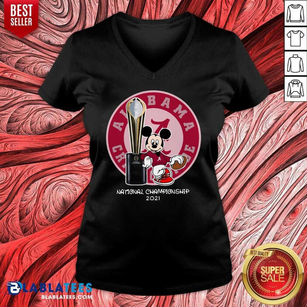 Good Mickey Mouse Alabama Crimson Tide National Championship 2021 Shirt
