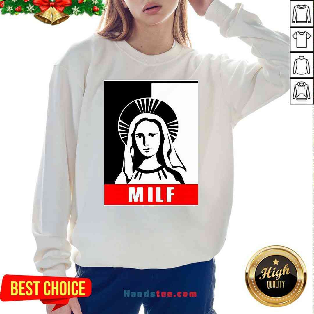 Good Milf Virgin Mary For Christmas Shirt