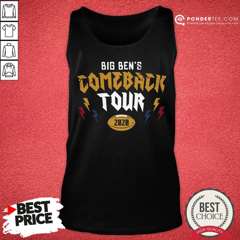 Good Pittsburgh Steelers Big Ben’s Comeback Tour 2020 Shirt