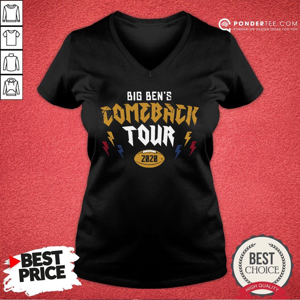 Good Pittsburgh Steelers Big Ben’s Comeback Tour 2020 Shirt
