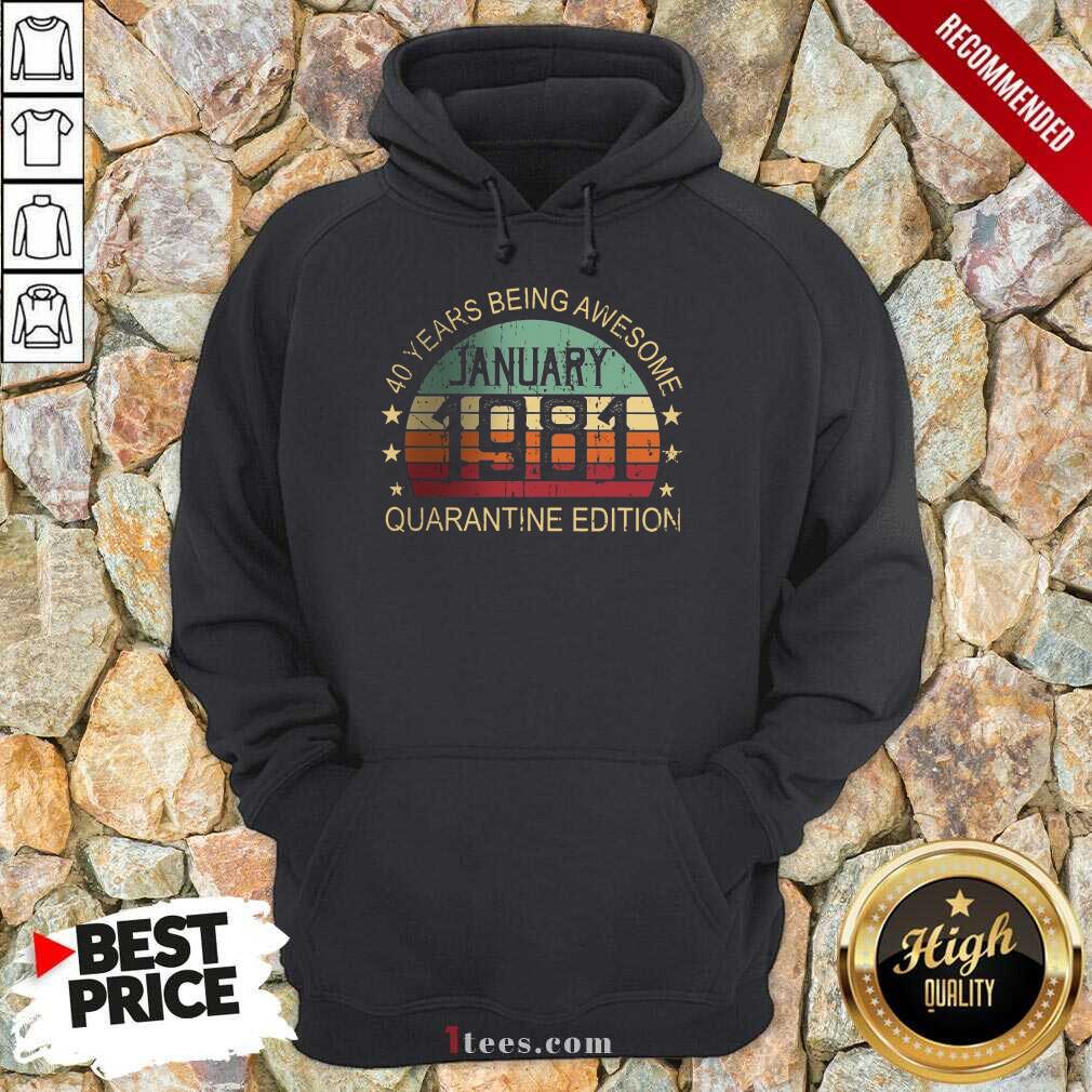 Good Quarantine Edition January 1981 Shirt