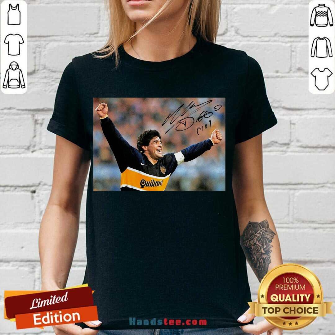 Good RIP Diego Maradona 1960 2020 Legend Never Die Signature Shirt
