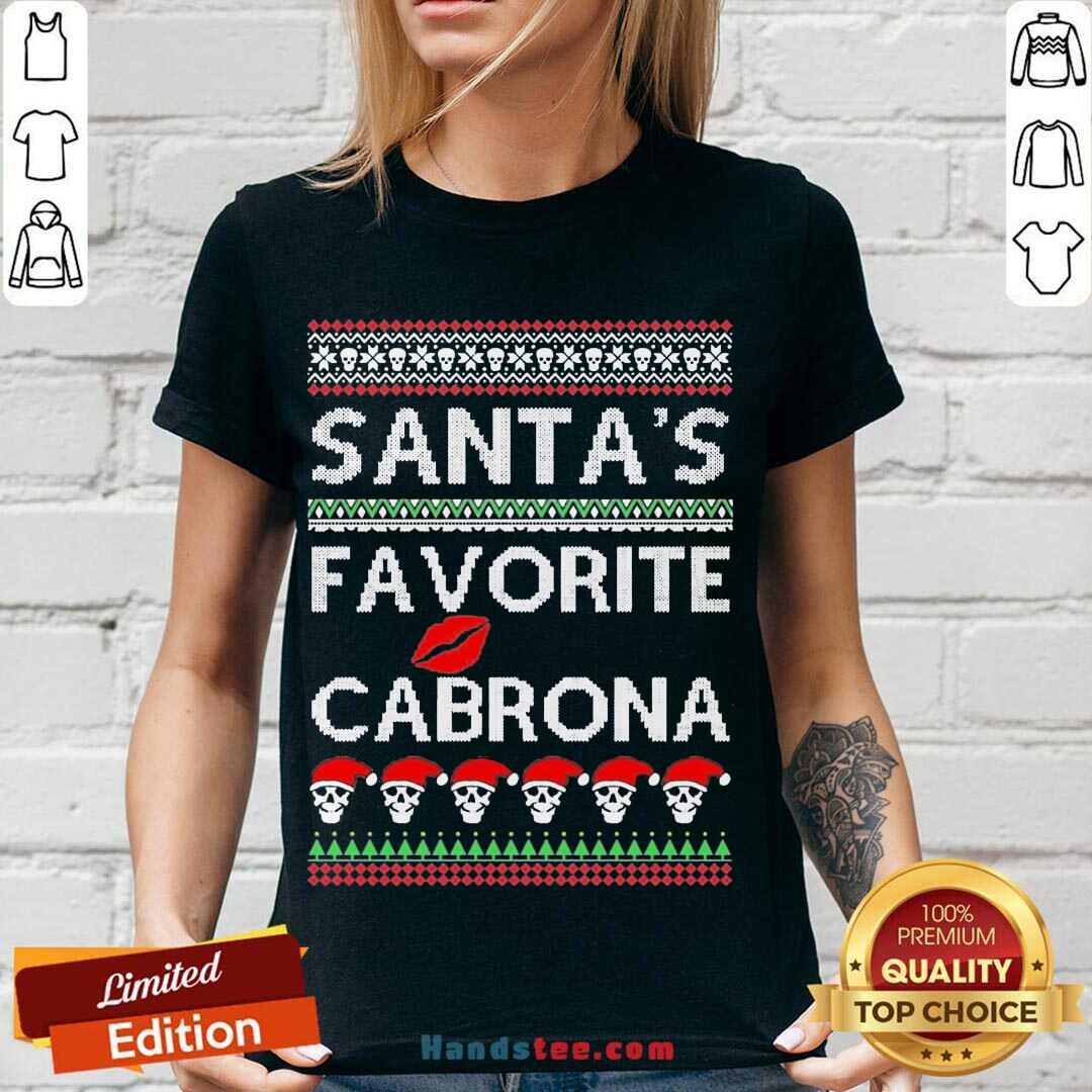 Good Santas Favorite Cabrona Og Navidad Ugly Christmas Shirt