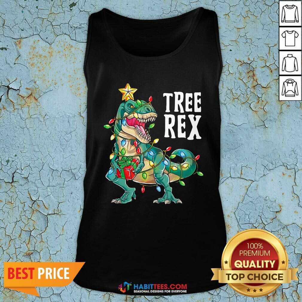 Good Tree Rex Christmas Tree Dinosaur Shirt