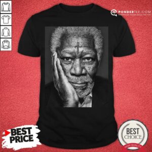 Morgan Freeman Photographed Shirt