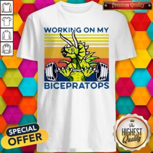 Working On My Bicepratops Vintage Shirt